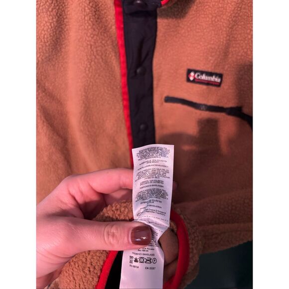 Columbia Helvetia Men’s Medium Snap Front Vest Tan - Picture 4 of 5